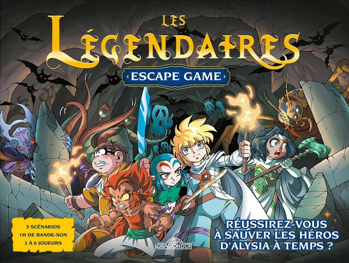 Escape Game: Les Légendaires Cover