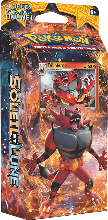 Pokémon Soleil et Lune: Félinferno Cover Transparent