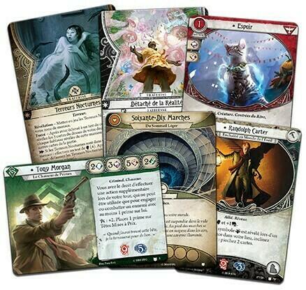Horreur à Arkham: Le Jeu de Cartes - Les Dévoreurs de Rêves Cartes