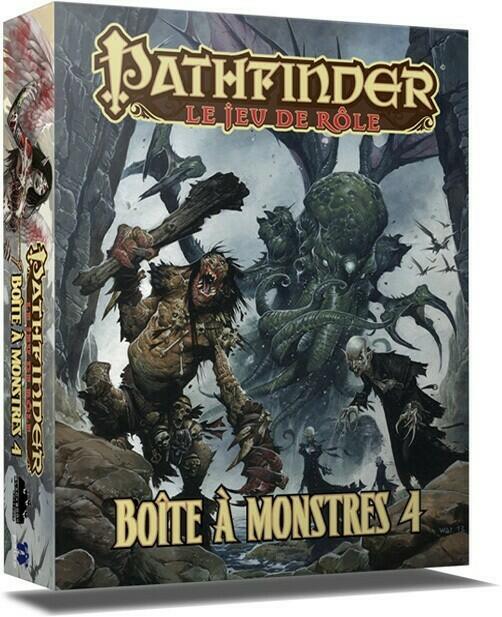 Pathfinder: Le Jeu de Rôle - Boîte à Monstres 4 Cover 3d