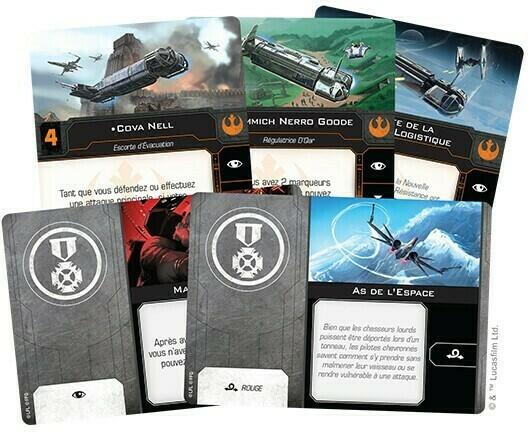 Star Wars: X-Wing - Transport de la Résistance Carte