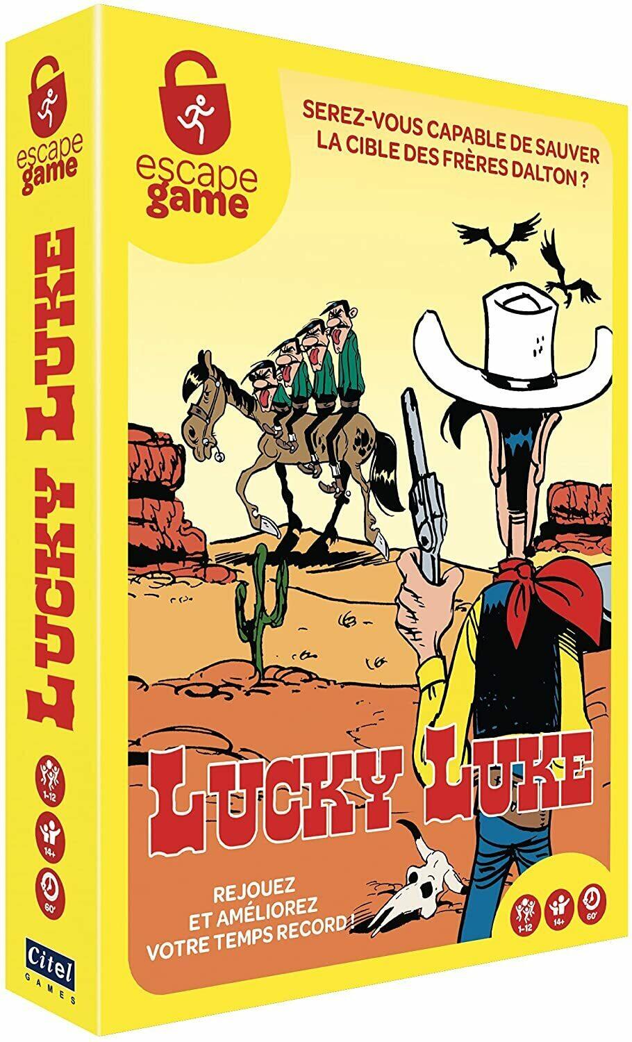 Escape Game: Lucky Luke - La Balade des Dalton Cover 3d