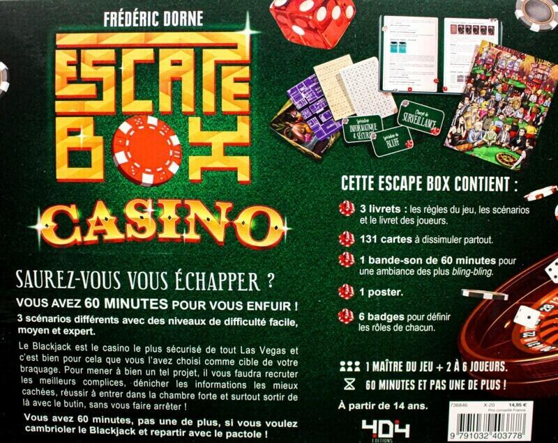Escape Box: Casino Back
