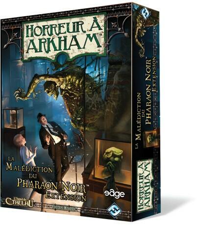 Horreur à Arkham: La Malédiction du Pharaon Noir Cover 3d