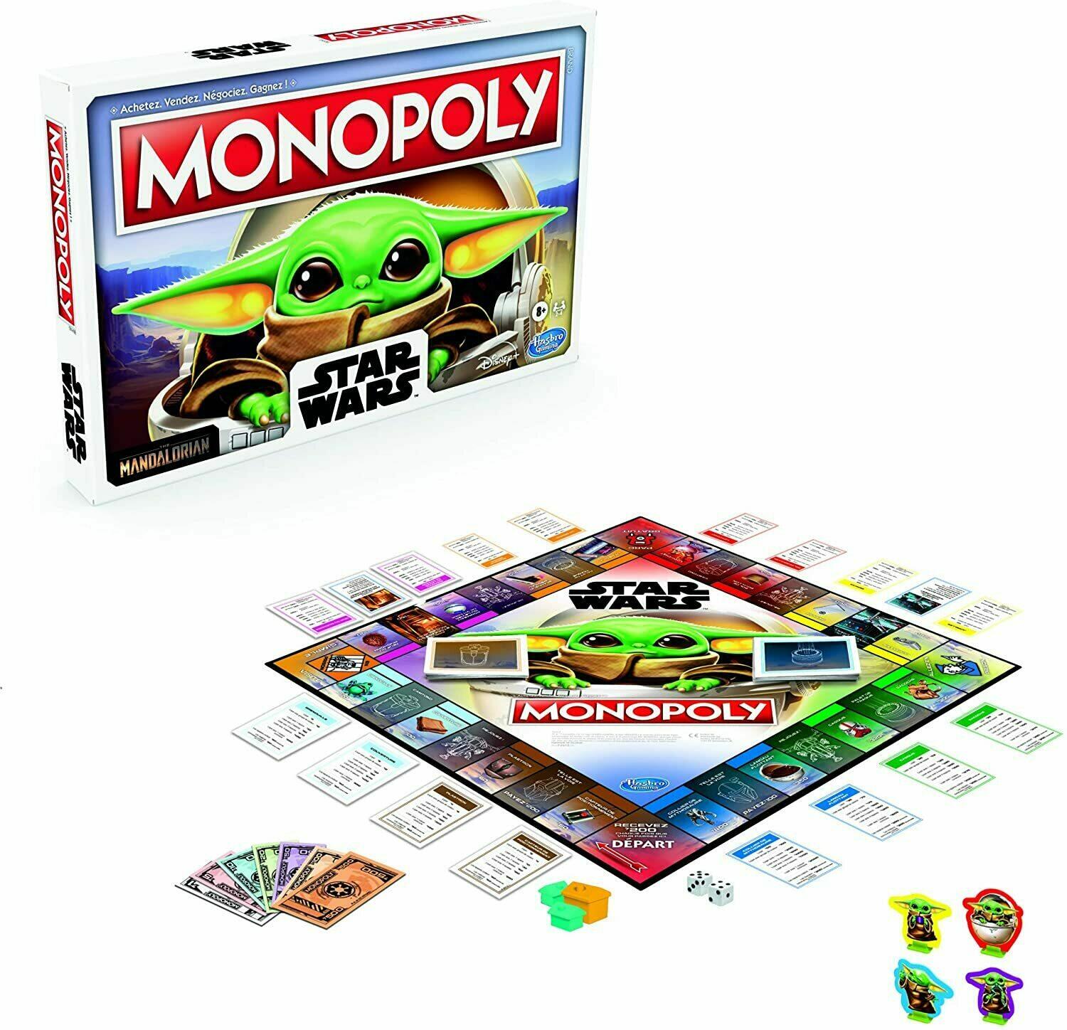 Monopoly: Star Wars - The Mandalorian Basic Eclate
