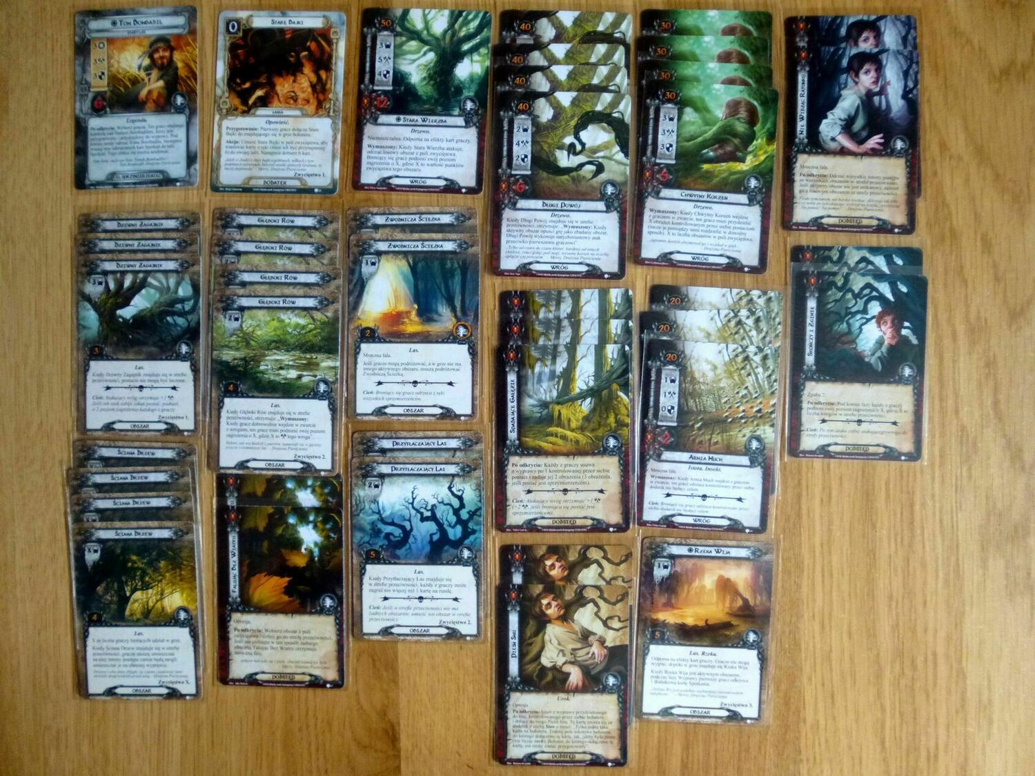 Le Seigneur des Anneaux: Le Jeu de Cartes - La Vieille Forêt Cartes