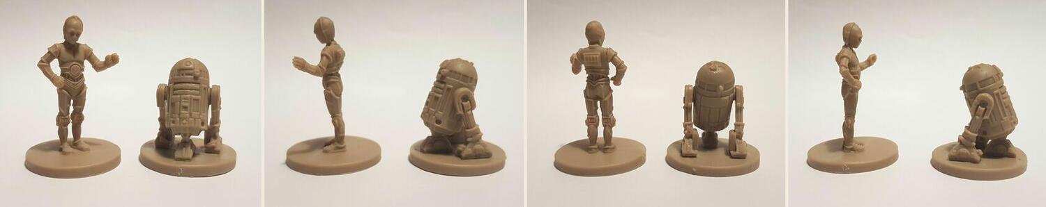 Star Wars: Assaut sur l'Empire - R2D2 & C3PO Figurines