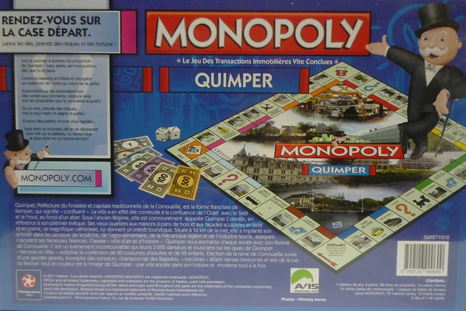 Monopoly: Quimper Back