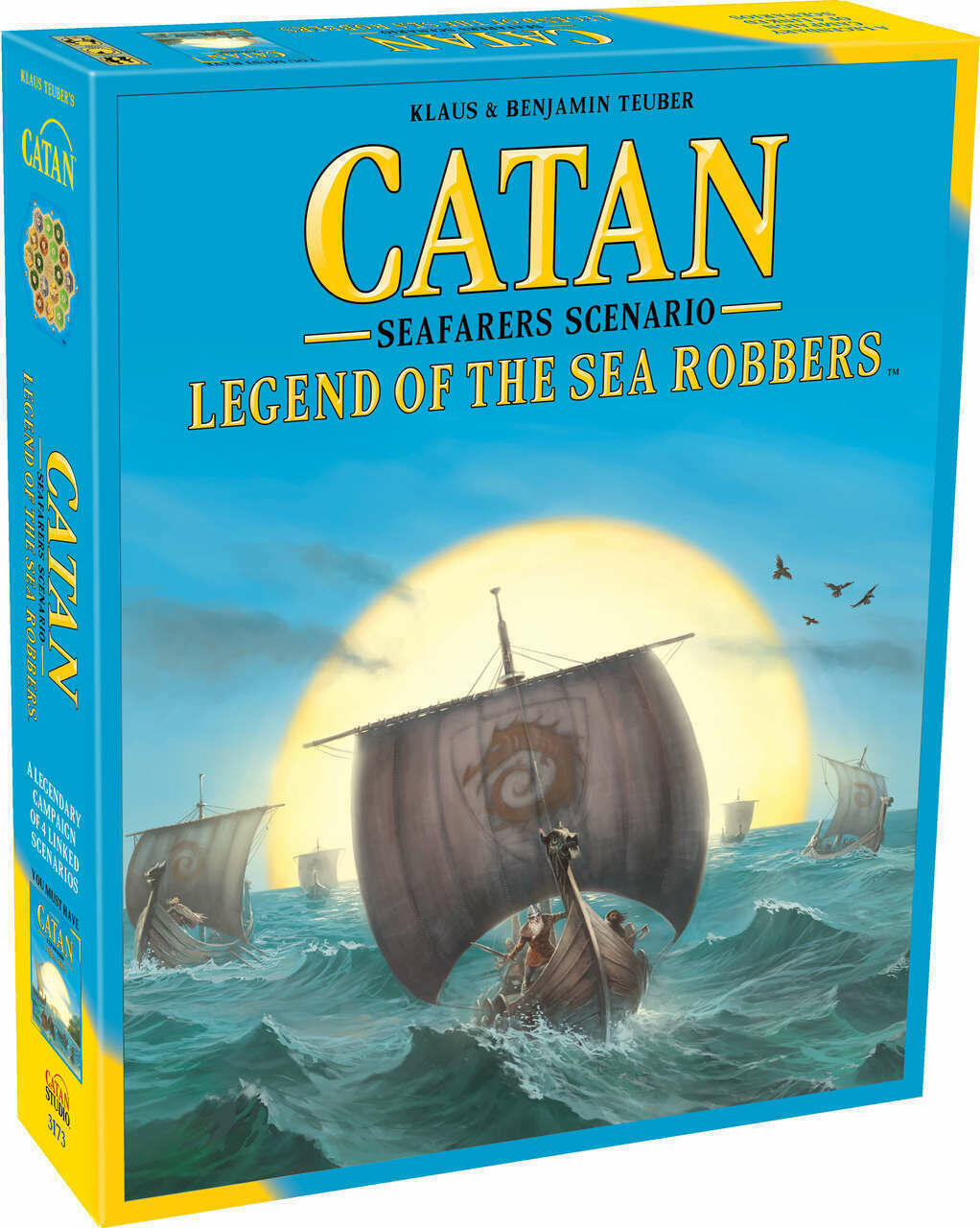 Catan: Seafarers Scenario - Legend of the Sea Robbers Cover 3d