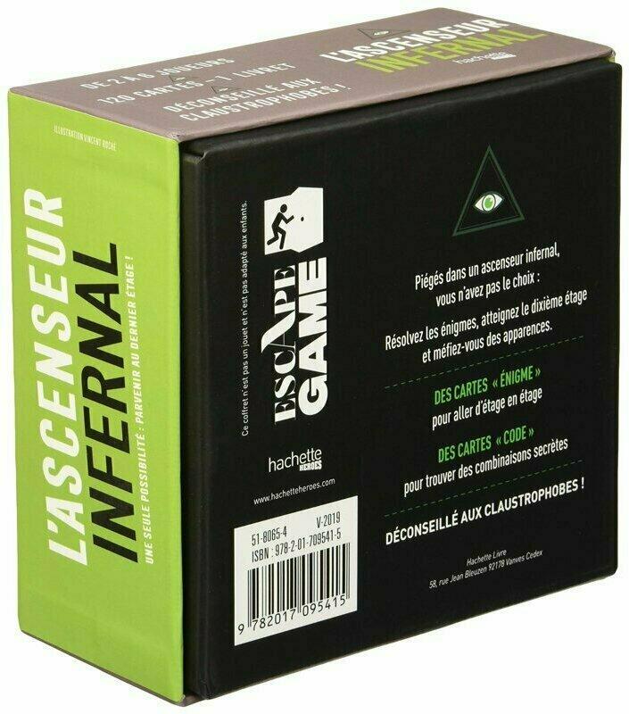 Escape Game: L'Ascenseur Infernal Back 3d