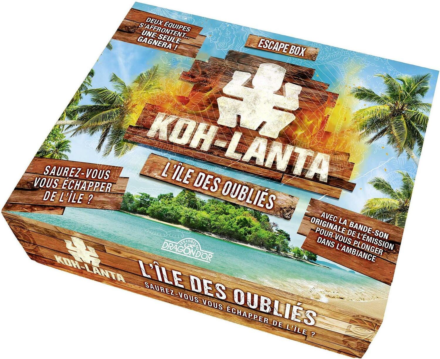 Escape Box: Koh Lanta - L'Île des Oubliés Cover 3d