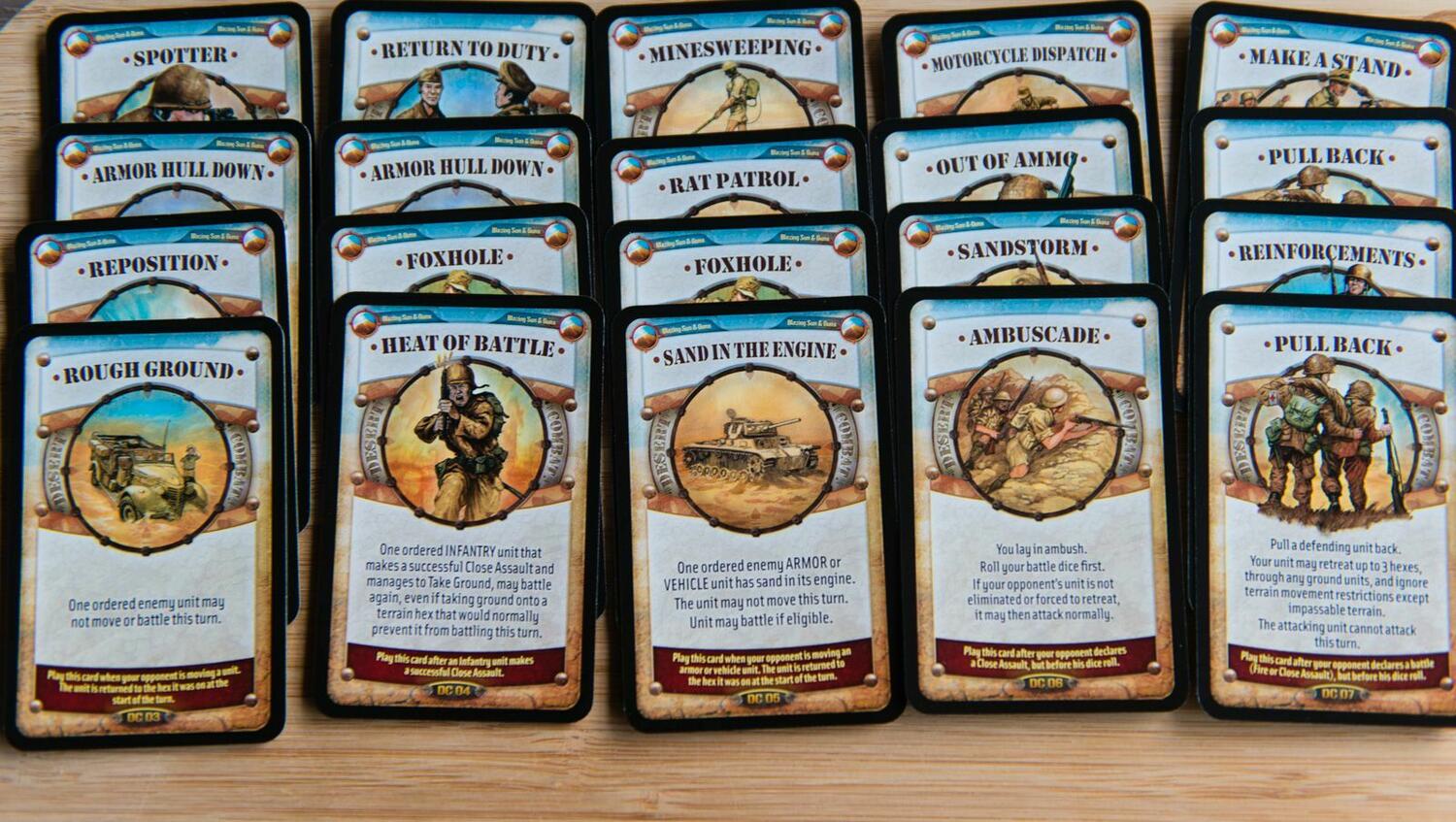 Mémoire 44: The Battle Map 2 - Volume 2 - Through Jungle and Desert Cartes