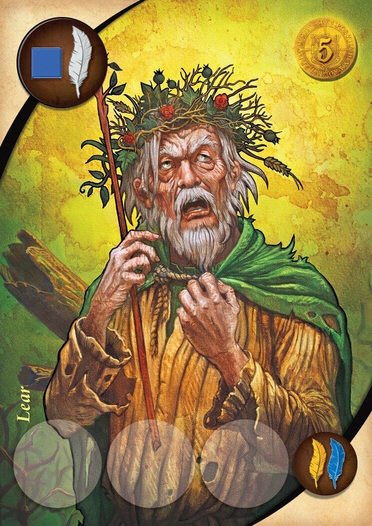 Shakespeare Carte Plume Carré