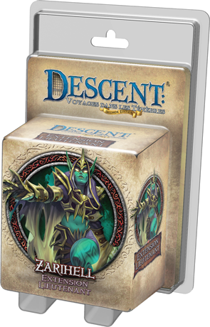 Descent: Voyages Dans les Ténèbres (Seconde Édition) - Zarihell Cover Transparent