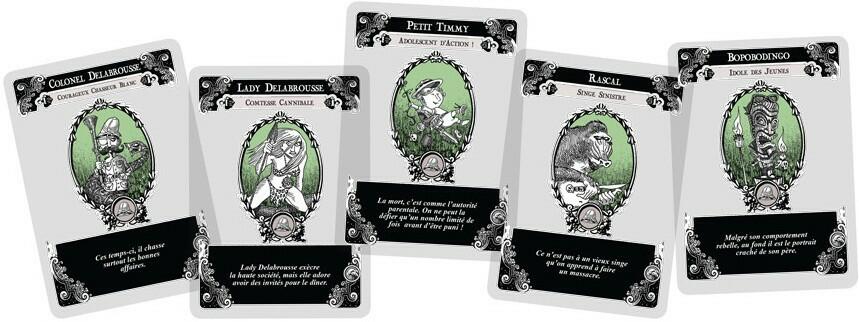 Gloom: Expéditions Malchanceuses Cartes