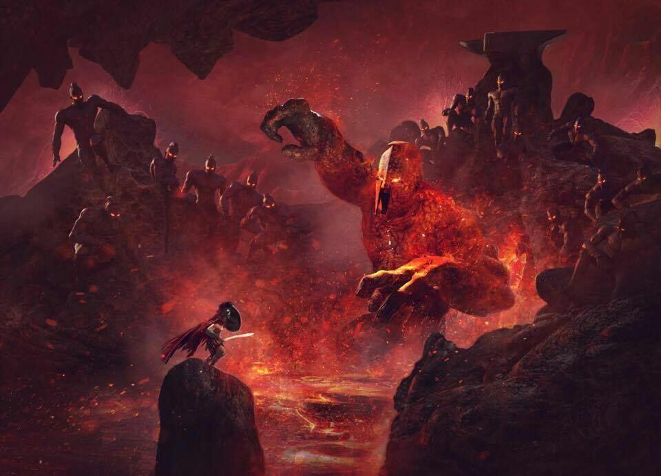 Mythic Battles: Pantheon - Hephaistos Artwork