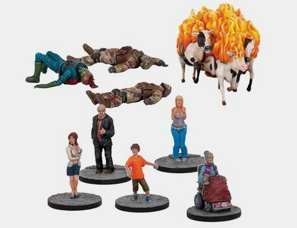 Mars Attacks: Le Jeu - Massacre Urbain Figurines