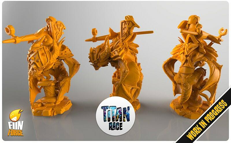 Titan Race Figurines