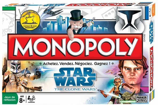 Monopoly: Star Wars - The Clone Wars Cover 3d