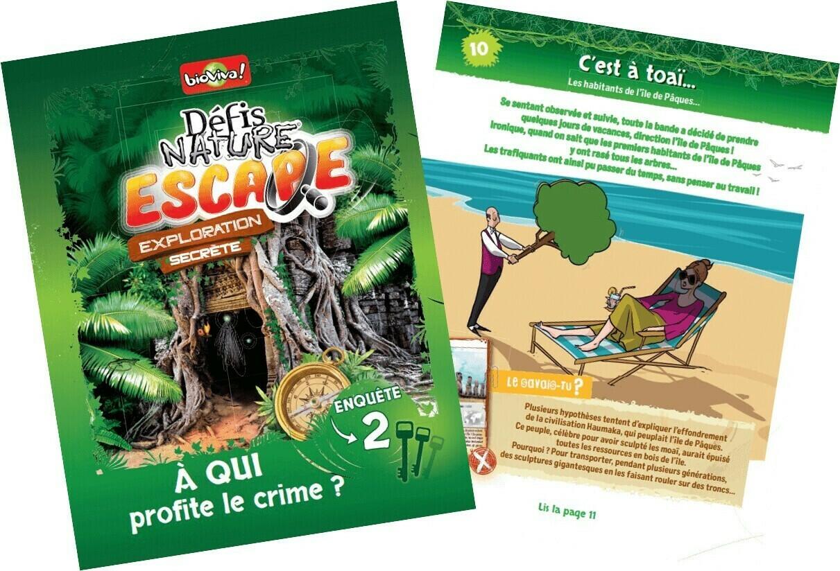 Défis Nature: Escape - Exploration Secrète Eclate