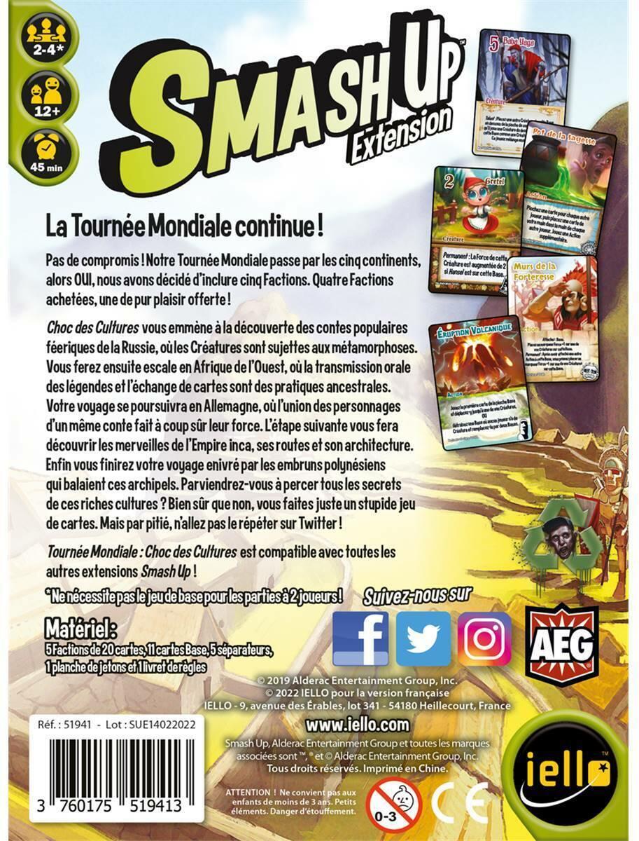 Smash Up: Tournée Mondiale - Choc des Cultures Back