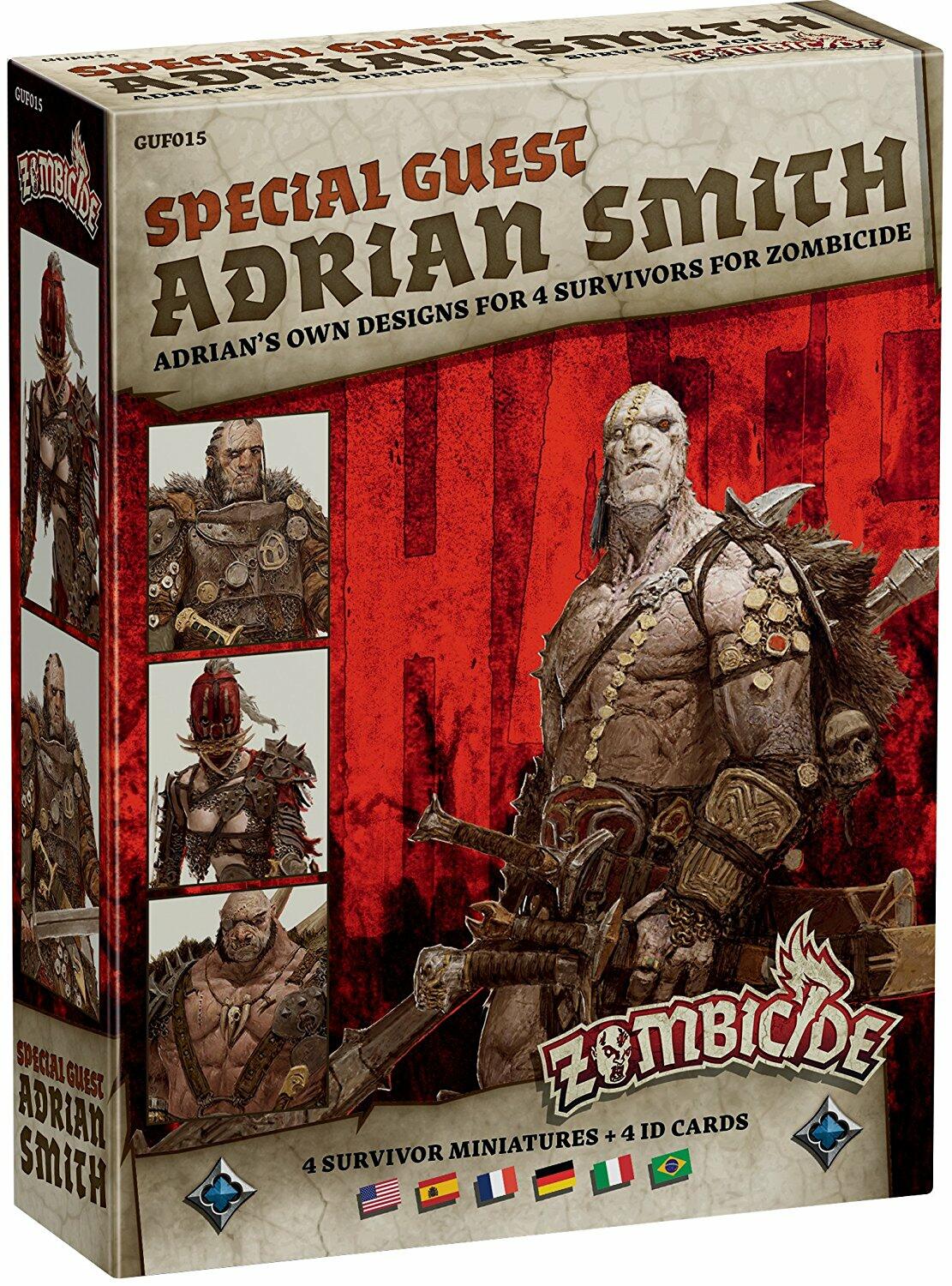Zombicide: Black Plague - Special Guest - Adrian Smith Cover 3d