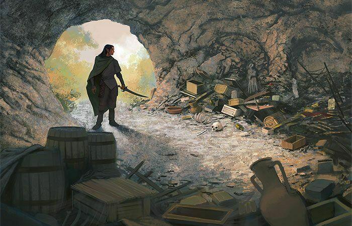 Le Seigneur des Anneaux: Le Jeu de Cartes - La Traversée des Landes d'Etten Artwork