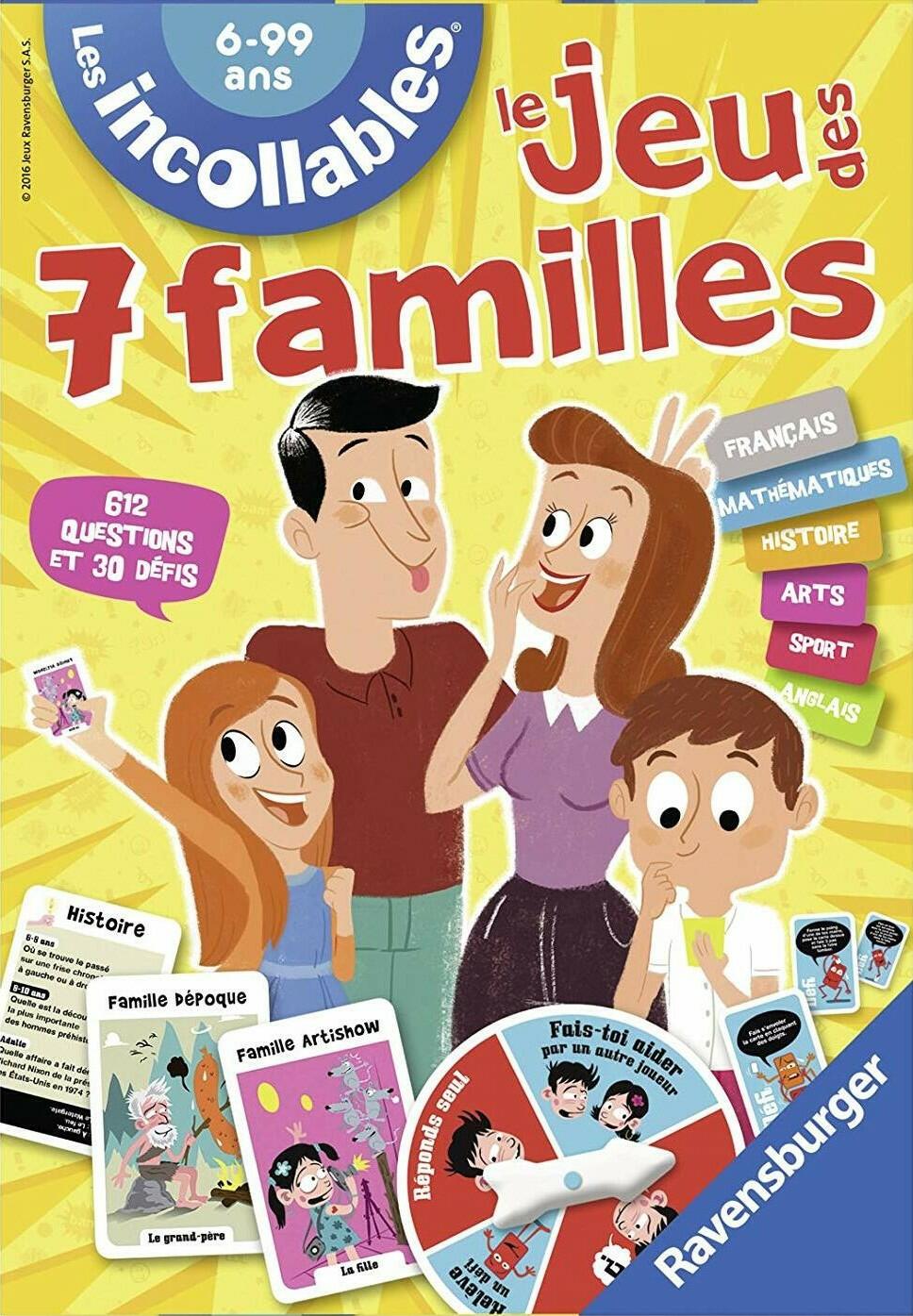 Les Incollables: Le Jeu des 7 Familles Cover
