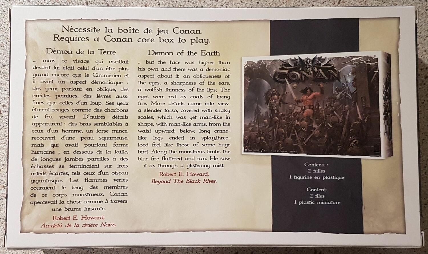 Conan: Démon de la Terre Back 3d