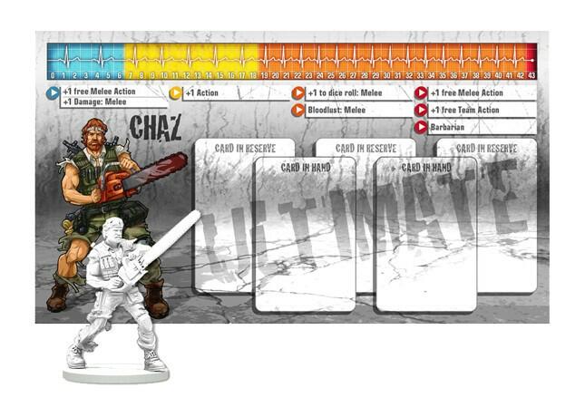 Zombicide: Ultimate Survivors #2 Fiche Chaz
