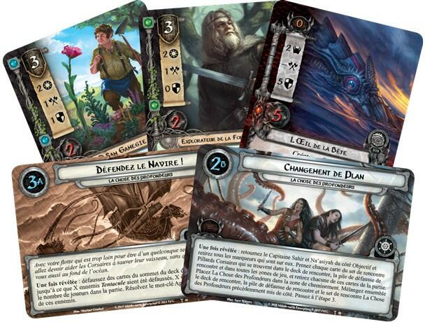 Le Seigneur des Anneaux: Le Jeu de Cartes - La Chose des Profondeurs Cartes