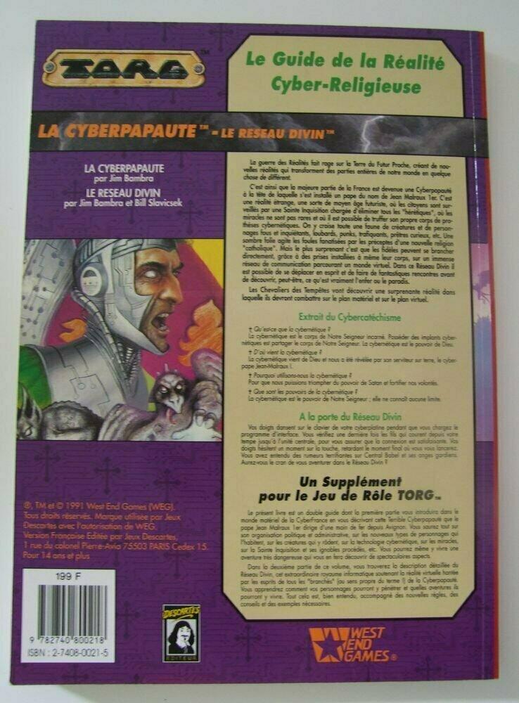 Torg: Le Guide de la Réalité Cyber-Religieuse - La Cyberpapauté - Le Réseau Divin Back