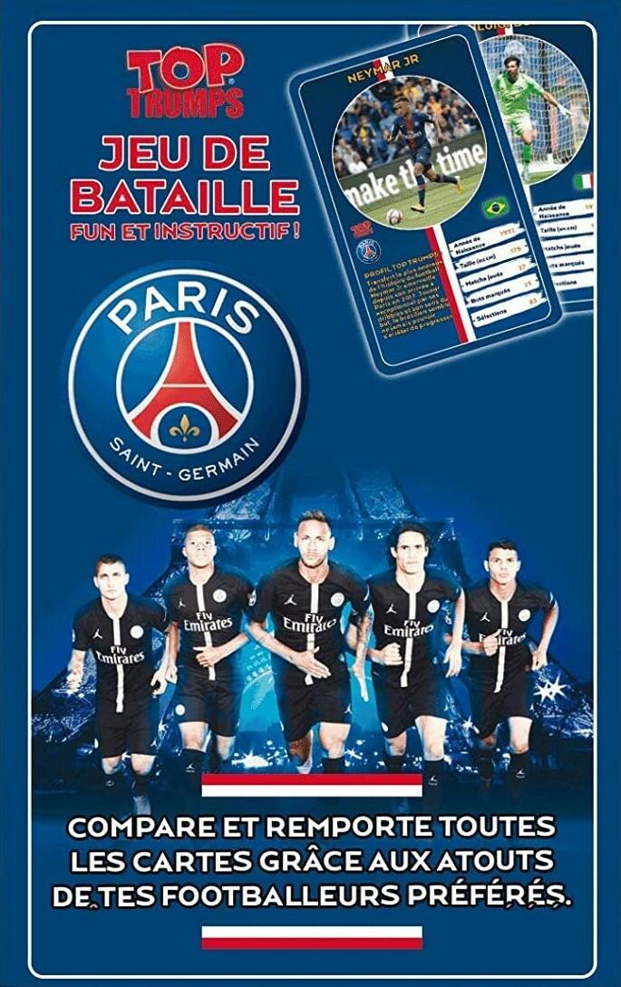 Top Trumps: Jeu de Bataille - Paris Saint Germain Cover