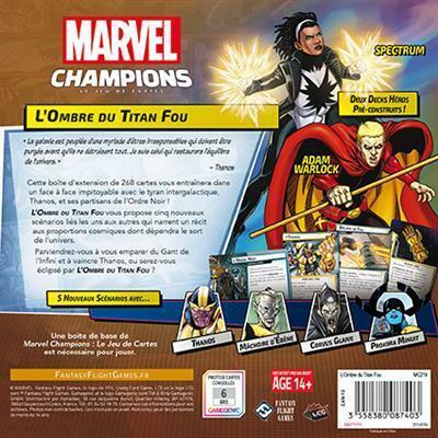 Marvel Champions: Le Jeu de Cartes - L'Ombre du Titan Fou Back