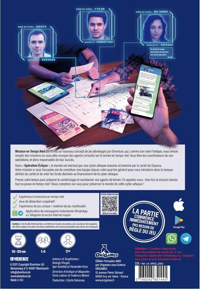 Opération Eclipse: Le Casse Impossible Back