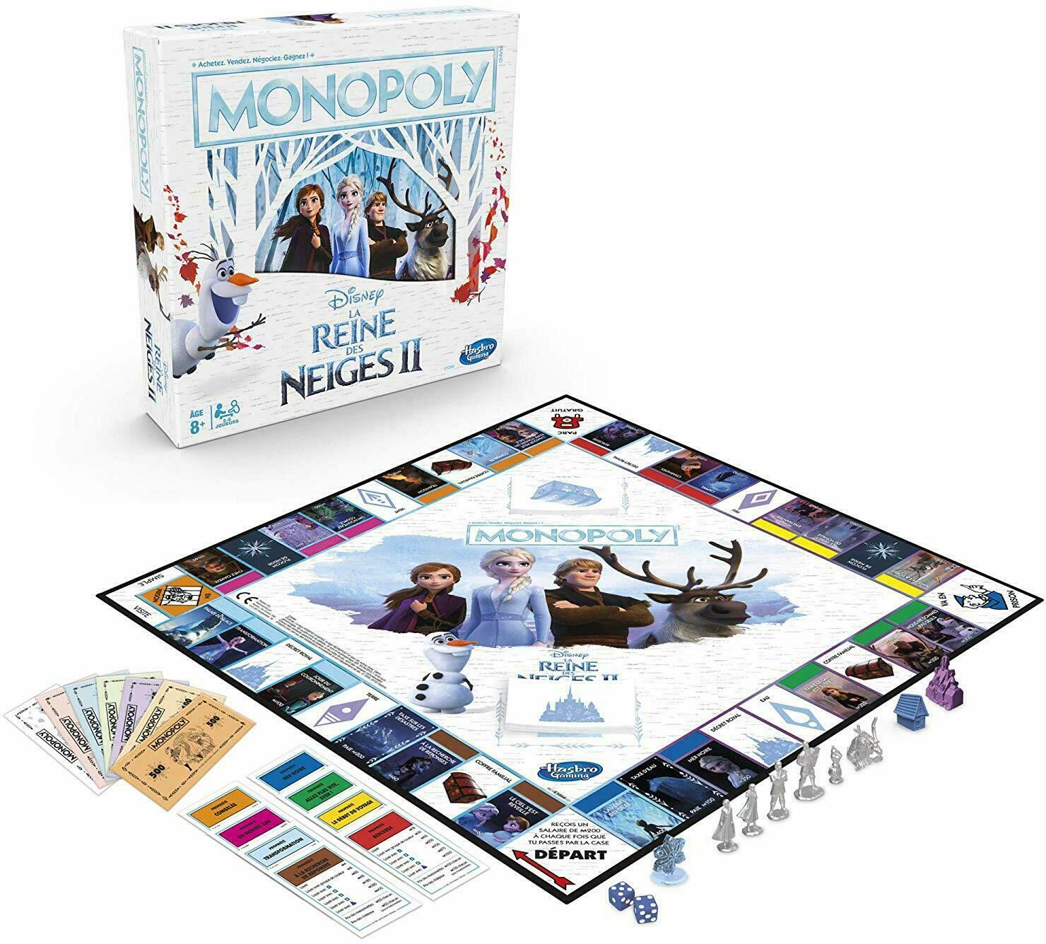 Monopoly: La Reine des Neiges II Eclate