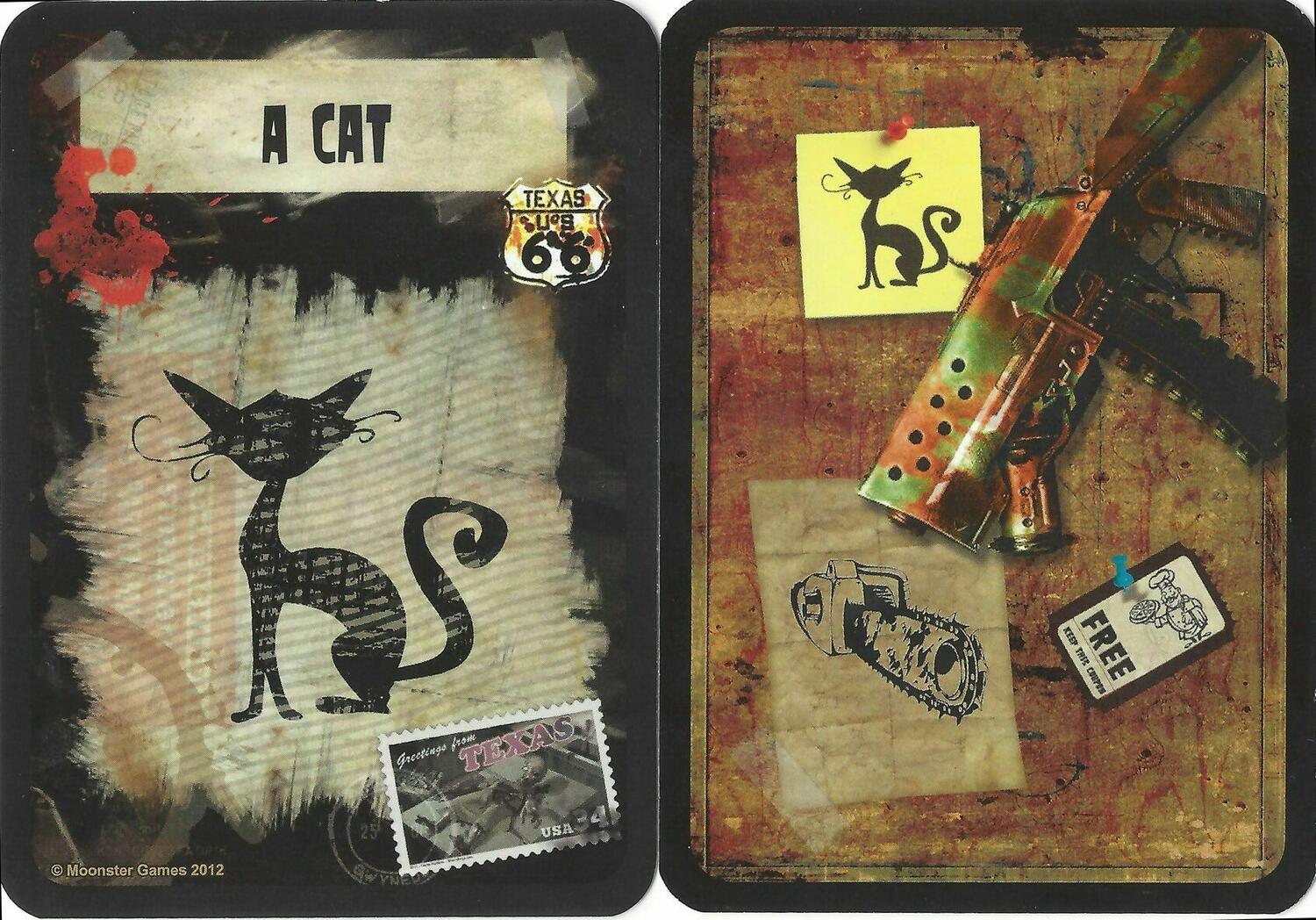 Texas Zombies Cartes