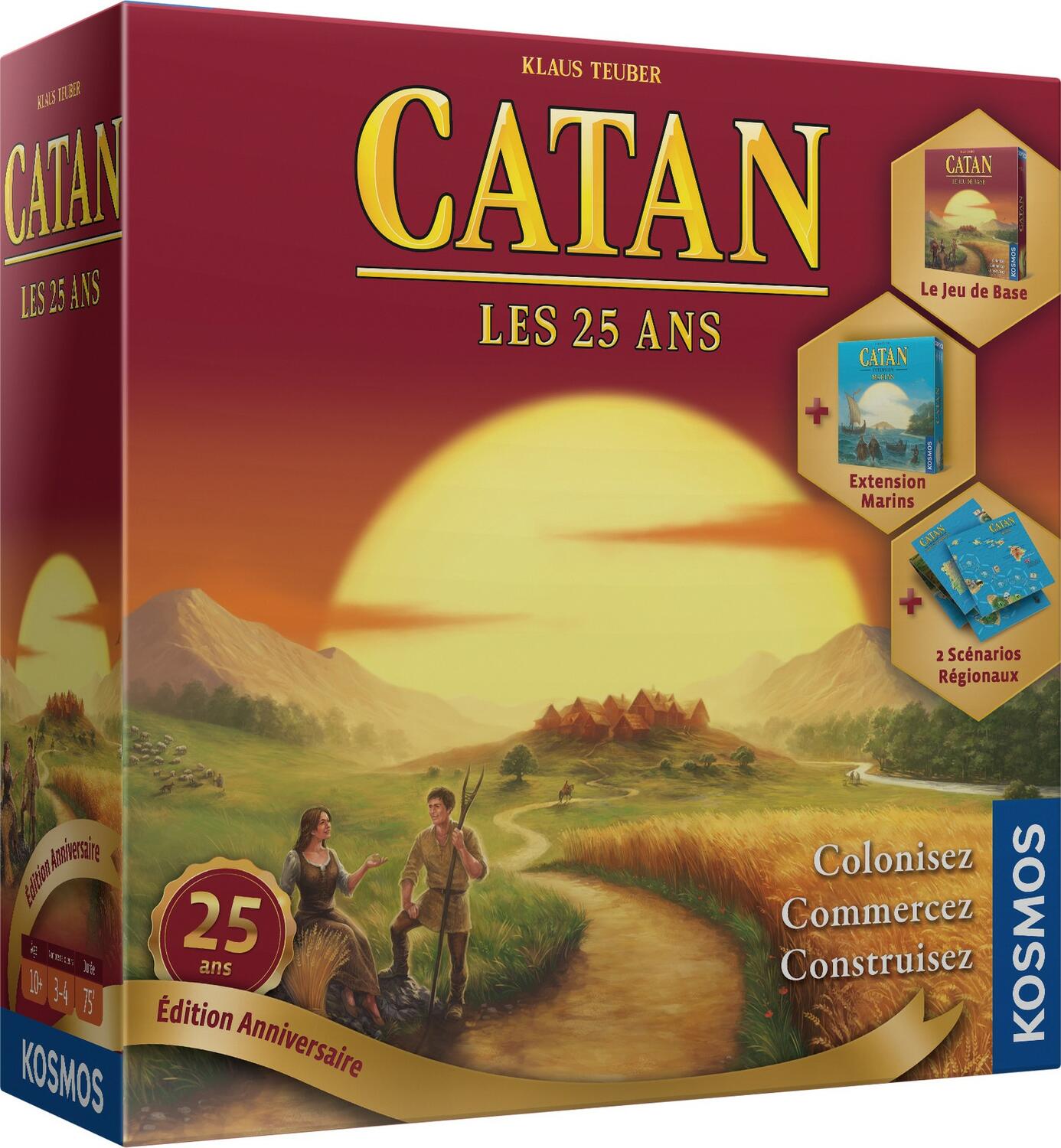 Catan: 25 Ans - Édition Anniversaire Cover 3d