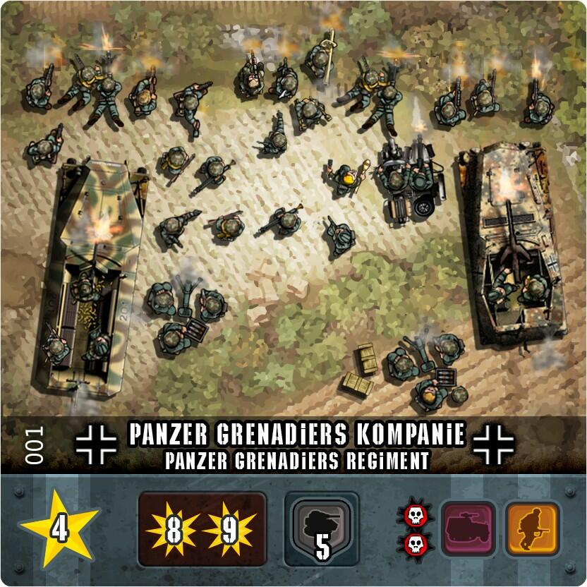 Heroes of Normandie: The Tactical Card Game Carte