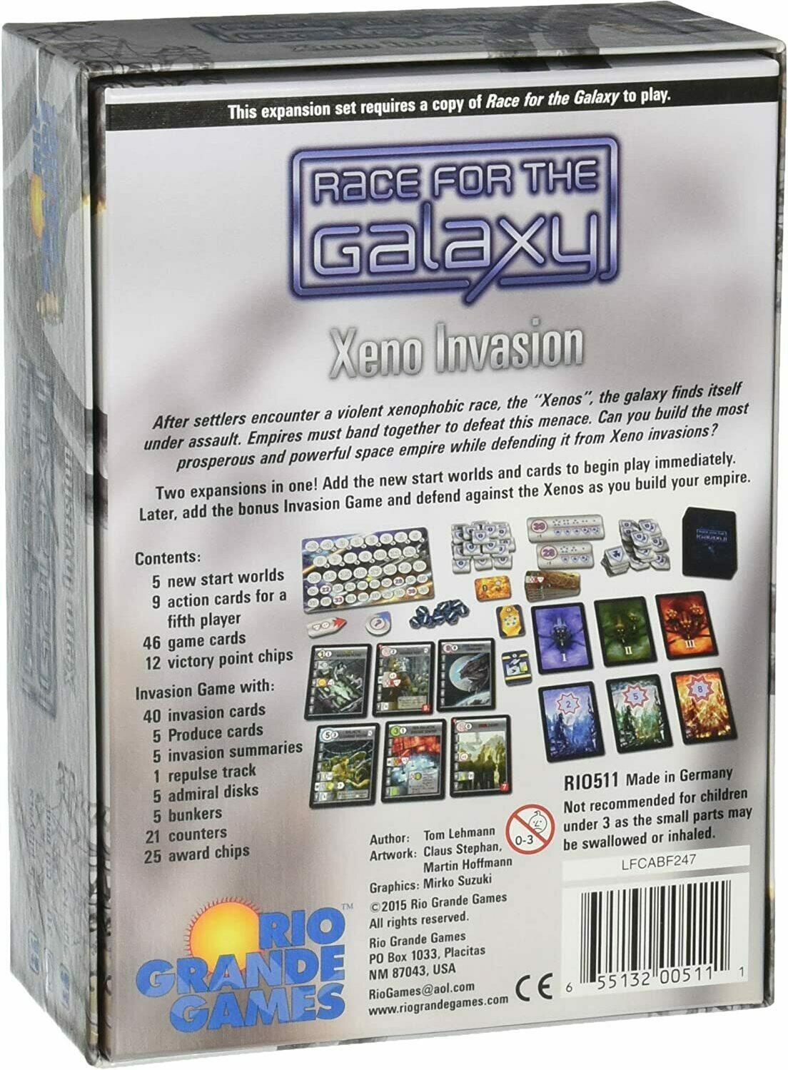 Race for the Galaxy: Xeno Invasion Back 3d