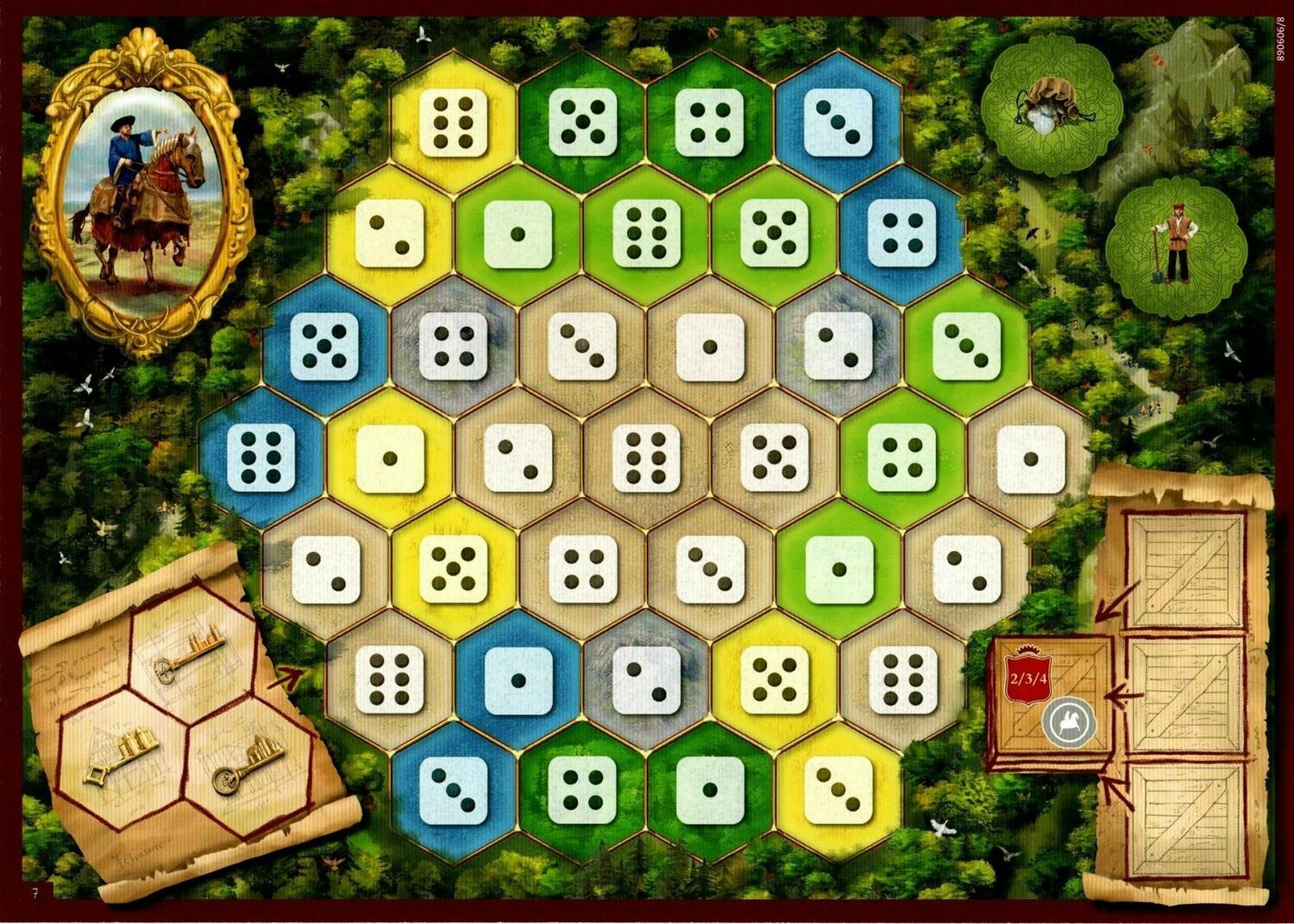 The Castles of Burgundy 2019 Tuiles