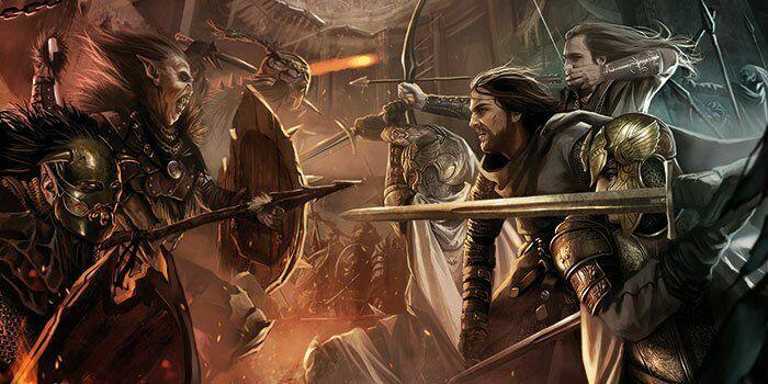 Le Seigneur des Anneaux: Le Jeu de Cartes - La Bataille de Carn Dûm Artwork