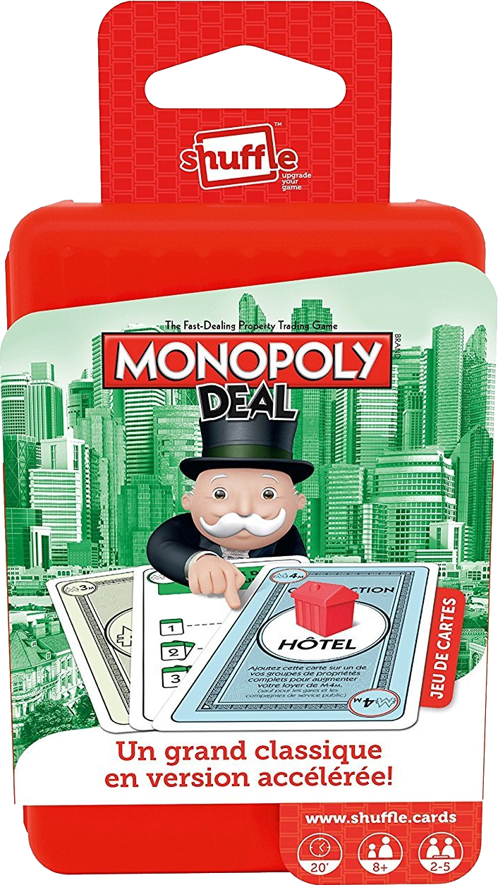 Monopoly: Deal - Shuffle Cover Transparent