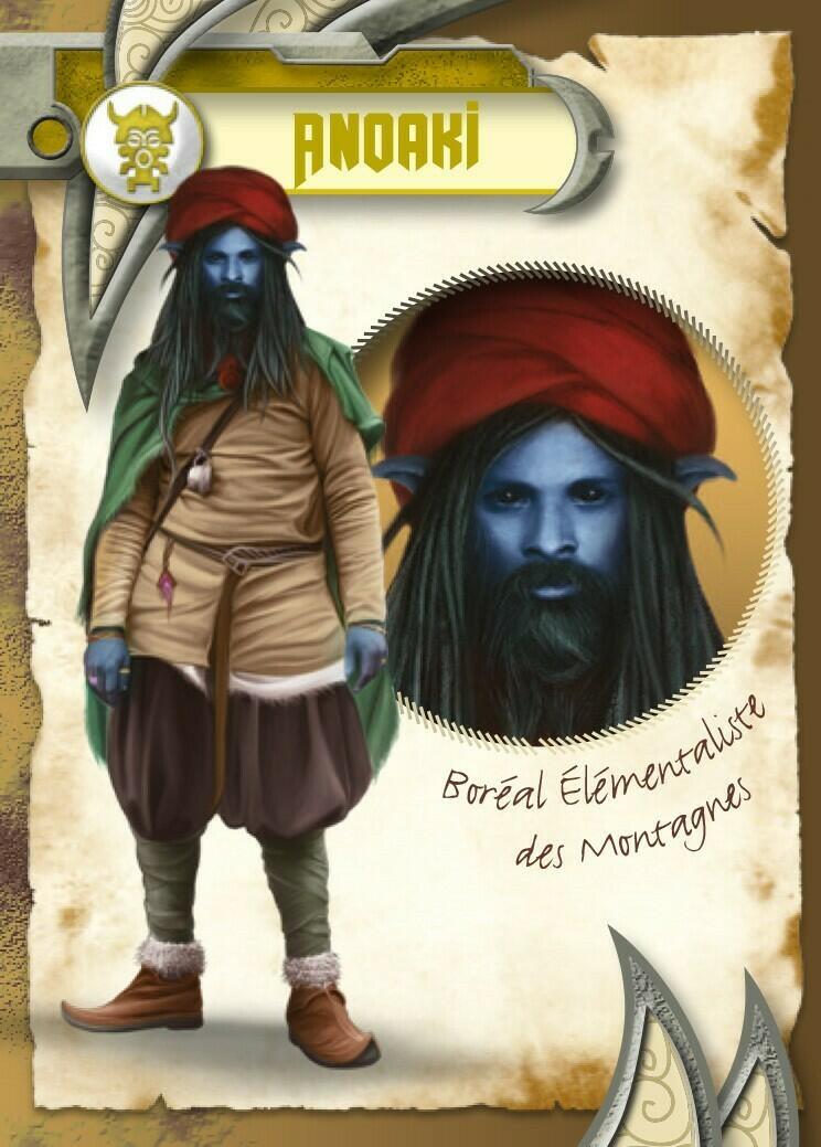 Shaan: Renaissance - Personnages Carte