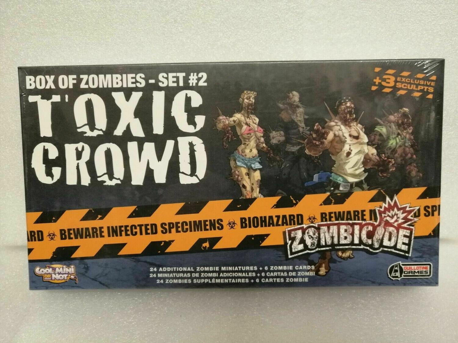 Zombicide: Box of Zombies Set #2 - Toxic Crowd Cover 3d