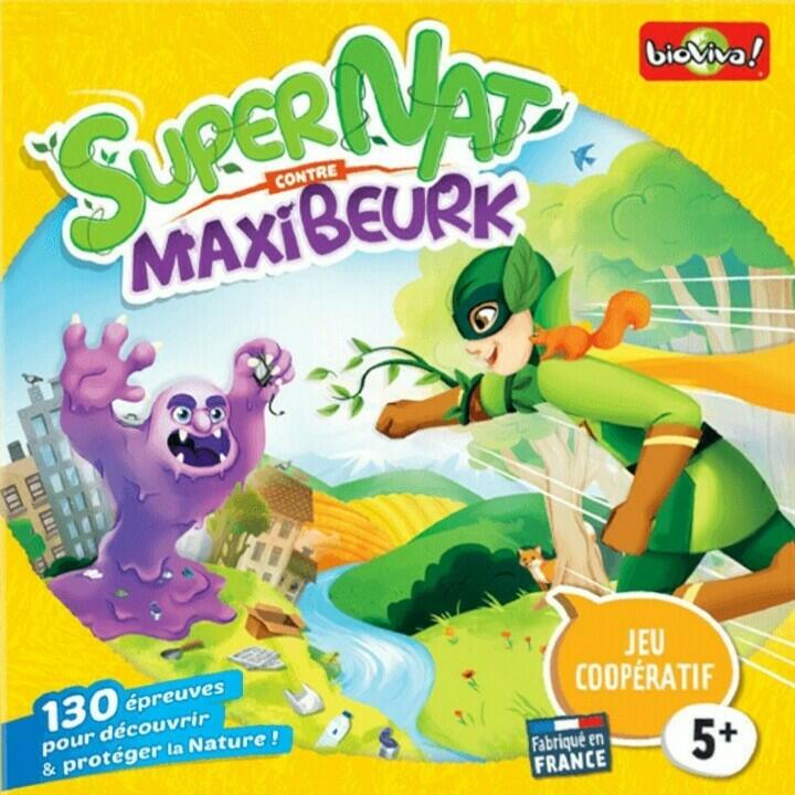 SuperNat' contre MaxiBeurk Cover