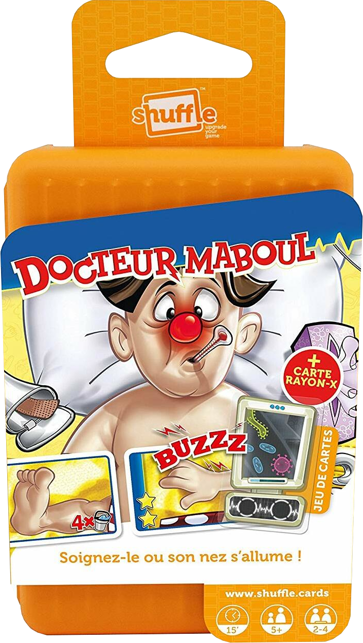 Docteur Maboul: Shuffe Cover transparent