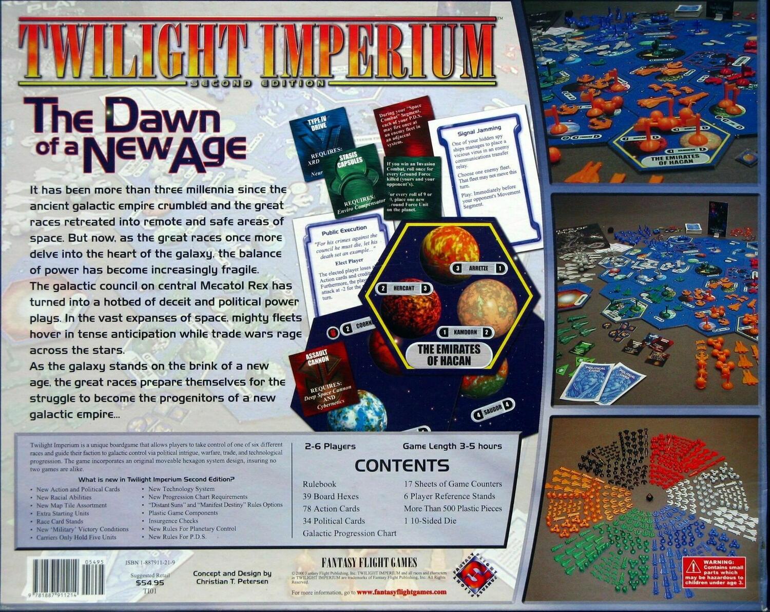 Twilight Imperium: Second Edition Back