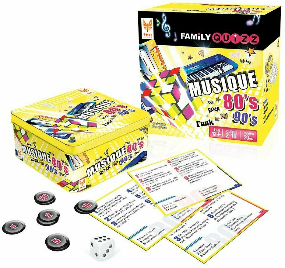 Family Quizz: Musique 80's/90's Eclate