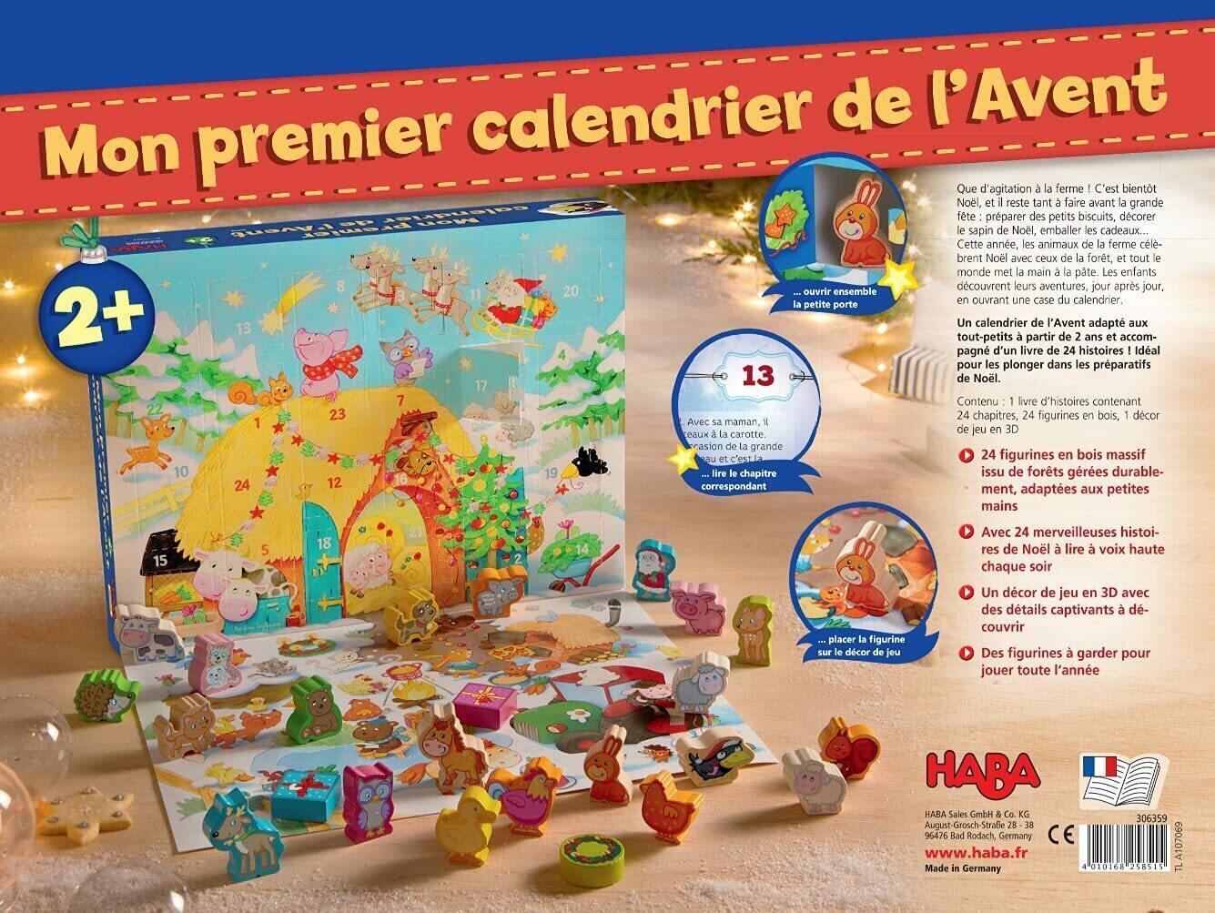 Mon Premier Calendrier de l'Avent: Noël à la Ferme Back